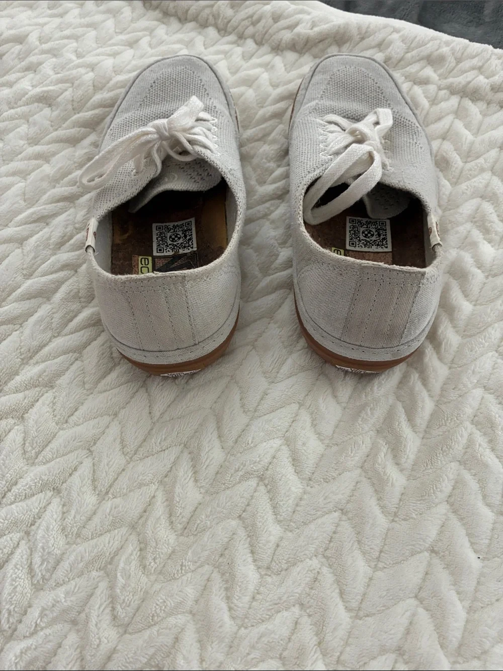 Vans Gray Low-Top Sneakers with Gum Sole